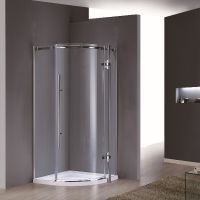 Душевой уголок Grossman 190x90 профиль Хром стекло прозрачное арт-GR-5090 — фото 2, Душевые уголки четверть круга