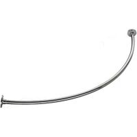 Карниз для ванны Aquatek Поларис-2 155x155 дуга Хром арт-KARN-0000021 — фото 1, Карнизы для ванной