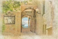 Товар: Фреска Ortograf Городской пейзаж 5078 Фактура бархат FX Флизелин (4*2,7) Бежевый, Город арт-5078 (бархат FX) - фото 2 Фреска Ortograf Городской пейзаж 5078 Фактура бархат FX Флизелин (4*2,7) Бежевый, Город арт-5078 (бархат FX) — фото 2, Фрески