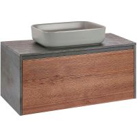 Товар: Тумба под раковину Vincea Mesa 100 подвесная T.Oak Beton арт-VMC-2MS100TB - фото 5 Тумба под раковину Vincea Mesa 100 подвесная T.Oak Beton арт-VMC-2MS100TB — фото 5, Тумбы под раковину