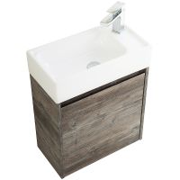 Тумба под раковину BelBagno Kraft Mini 50 R подвесная Pino Pasadena арт-KRAFT MINI-500/260-1A-SO-PP-R — фото 4, Тумбы под раковину
