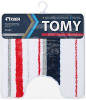 Коврик для туалета Fixsen Tomy 45х45 Красный Белый арт-FX-5010U — фото 2, Коврики для ванной комнаты