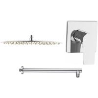 Душевая система Aquanet Static 1.12 Хром арт-257155 — фото 1, Встраиваемые душевые комплекты