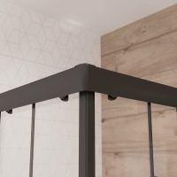 Товар: Душевой уголок Niagara Nova 100х100 NG-0100-14 профиль Черный стекло прозрачное арт-_01001412 - фото 4 Душевой уголок Niagara Nova 100х100 NG-0100-14 профиль Черный стекло прозрачное арт-_01001412 — фото 4, Квадратные душевые уголки