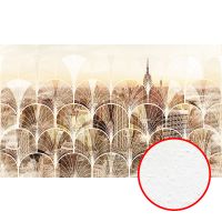 Фреска Ortograf Urban art 33560 Фактура бархат FX Флизелин (5*3) Бежевый, Город/Орнамент арт-33560 (бархат FX) — фото 1, Фрески