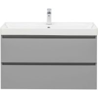 Тумба под раковину Aquanet Вега 90 подвесная Мисти грин арт-329604 — фото 12, Тумбы под раковину