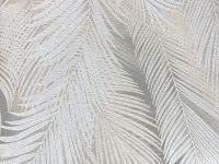 Обои Solo Fiji Винил на флизелине (1,06*10) Белый/Бежевый/Серебряный, Листья арт-E200805 — фото 2, Обои для стен