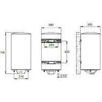 Водонагреватель накопительный Nofer Белый арт-SIE050N — фото 2, Водонагреватели
