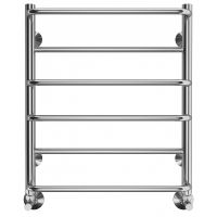 Водяной полотенцесушитель Terminus Евромикс П6 500x600 Хром, нижнее подключение, G 1/2" ВР арт-4670078530141 — фото 2, Водяные полотенцесушители