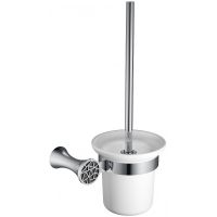 Ершик для унитаза CeramaLux Virginia Хром арт-94313A — фото 1, Ершики для унитаза