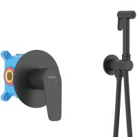 Товар: Гигиенический душ со смесителем Aquatek Бетта Черный матовый арт-AQ1119MB - фото 2 Гигиенический душ со смесителем Aquatek Бетта Черный матовый арт-AQ1119MB — фото 2, Гигиенические души