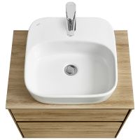 Тумба под раковину Aquaton Либерти 60 подвесная Дуб эльвезия арт-1A279401LYC70 — фото 8, Тумбы под раковину