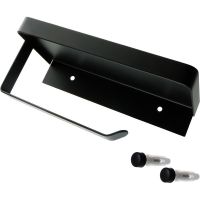 Держатель туалетной бумаги Fixsen Hotel с полкой Черный матовый арт-FX-31011B — фото 4, Держатели туалетной бумаги