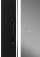 Зеркальный шкаф Континент Mirror Box black Led 40 с подсветкой Черный арт-МВК050 — фото 9, Пеналы для ванной комнаты