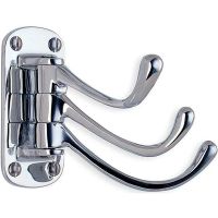 Тройной крючок Haiba Хром арт-HB208-3 — фото 1, Крючки для полотенец