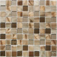 Стеклянная мозаика Bonaparte 31,8х31,8 см арт-Titan Bronze — фото 1, Мозаика