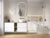 Керамический декор Cersanit Chance Вставка светло-бежевая листья 15922 25х75 см арт-х9999284713 — фото 7, Керамическая плитка