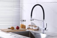 Смеситель для кухни Gappo Белый Черный арт-G4398-9 — фото 6, Смесители для кухни