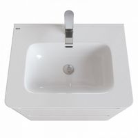 Тумба с раковиной Iddis Edifice 60 подвесная Белая арт-EDI60W0i95K — фото 2, Тумбы с раковиной