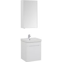 Комплект мебели для ванной Aquanet София 50 подвесной Белый арт-203648 — фото 6, Комплекты мебели для ванной