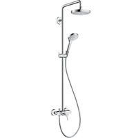 Товар: Душевая система Hansgrohe Croma Select S Хром Белая арт-27255400 - фото 1 Душевая система Hansgrohe Croma Select S Хром Белая арт-27255400 — фото 1, Душевые стойки