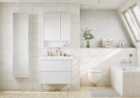 Тумба под раковину Aquaton Сканди 80 подвесная Белая арт-1A283001SD010 — фото 8, Тумбы под раковину