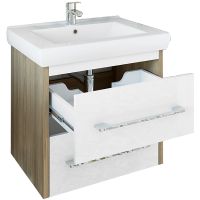 Товар: Тумба под раковину Sanflor Ларго 70.2 подвесная Белая Швейцарский вяз арт-С0002122 - фото 2 Тумба под раковину Sanflor Ларго 70.2 подвесная Белая Швейцарский вяз арт-С0002122 — фото 2, Тумбы под раковину