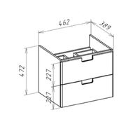 Товар: Тумба под раковину Bellezza Пегас 50 подвесная Белая арт-4630406180011 - фото 5 Тумба под раковину Bellezza Пегас 50 подвесная Белая арт-4630406180011 — фото 5, Тумбы под раковину