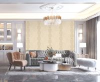 Обои Bernardo Bartalucci Carnazza Винил на флизелине (1,06*10) Бежевый, Вензель арт-5059-3 — фото 3, Обои для стен