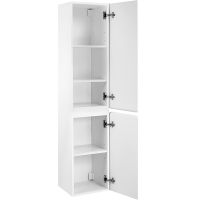 Шкаф пенал Veedi Prestige 35 подвесной Белый арт-PRS000P-R — фото 4, Пеналы для ванной комнаты