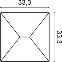 Декоративная панель Orac Decor 333x29x333 мм арт-W106 — фото 5, Панели