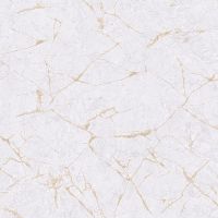 Обои Andrea Rossi Stromboli Винил на флизелине (1,06*10) Белый/Золото, Мрамор арт-54349-3 — фото 1, Обои для стен