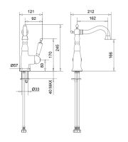 Смеситель для раковины Migliore Oxford Хром арт-19134 — фото 2, Смесители для раковины