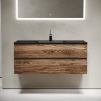 Тумба под раковину Sancos Urban 120 подвесная Дуб чарльстон арт-UR120-1ECH — фото 8, Тумбы под раковину