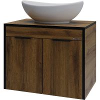 Тумба под раковину Bellezza Бруно 70 подвесная Табакко арт-4632211180491 — фото 1, Тумбы под раковину