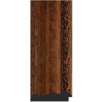 Зеркало Evoform Polygon 82х62 в багетной раме - Состаренная бронза с орнаментом 120 мм арт-BY 7265 — фото 2, Зеркала в ванную комнату