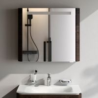 Зеркальный шкаф AM.PM Sensation 80 Табачный дуб арт-M30MCR0801TF — фото 2, Зеркальные шкафы в ванную