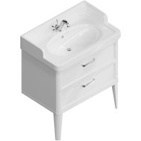 Тумба под раковину Kerama Marazzi Pompei 80 PO.N.80.2\WHT Белая глянцевая арт-PO.N.80.2\WHT — фото 3, Тумбы под раковину