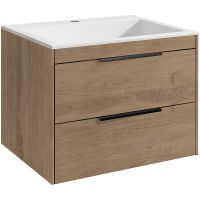 Товар: Тумба под раковину Vincea Chiara 2D 60 подвесная N.Oak арт-VMC-2C2600NO - фото 2 Тумба под раковину Vincea Chiara 2D 60 подвесная N.Oak арт-VMC-2C2600NO — фото 2, Тумбы под раковину