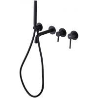 Смеситель для ванны Abber Wasser Kreis Черный матовый арт-AF8130B — фото 2, Смеситель для ванны