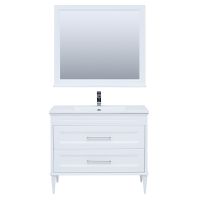 Тумба с раковиной Aquanet Бостон 100 подвесная Белый матовый арт-260666 — фото 13, Тумбы с раковиной