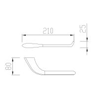Держатель туалетной бумаги Abber Nord Хром арт-AA1531 — фото 3, Держатели туалетной бумаги