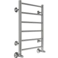 Водяной полотенцесушитель Terminus Аврора П6 400x600 Хром, нижнее подключение, G 1/2" ВР арт-4670078529879 — фото 1, Водяные полотенцесушители