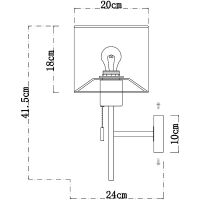 Товар: Настенный светильник Artelamp Proxima Белый Полированная медь арт-A4031AP-1PB - фото 4 Настенный светильник Artelamp Proxima Белый Полированная медь арт-A4031AP-1PB — фото 4, Бра