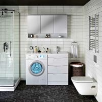 Тумба под раковину Runo Орион 120 Белая арт-УТ000003442 — фото 15, Тумбы под раковину