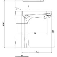 Смеситель для раковины Orange OneLife Хром арт-P05-021cr — фото 9, Смесители для раковины