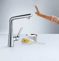 Смеситель для кухни Hansgrohe Metris Select M71 Хром арт-14847000 — фото 3, Смесители для кухни