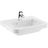 Товар: Раковина Ravak 10° 65 Белая арт-XJI01165000 - фото 1 Раковина Ravak 10° 65 Белая арт-XJI01165000 — фото 1, Раковины встраиваемые сверху