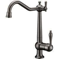 Смеситель для кухни Paulmark Retro Вороненая сталь арт-Re213226-GM — фото 1, Смесители для кухни