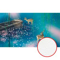 Фреска Ortograf Животные 33509 Фактура бархат FX Флизелин (4,2*2,4) Синий, Животные/Живопись арт-33509 (бархат FX) — фото 1, Фрески